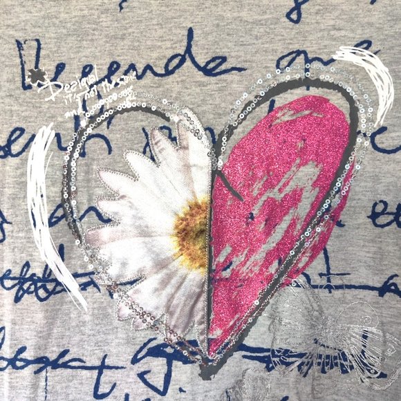 Desigual Girls Heart Dress - Picture 6 of 7